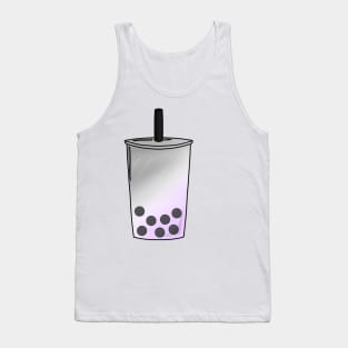 Pastel Asexual Pride Boba Tank Top